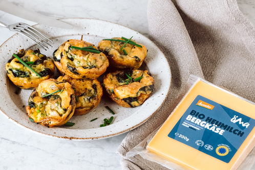 Recept: Mini omlet s sirom i špinatom